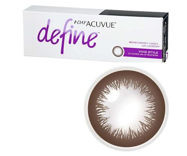 acuvue define vivid style 1 day contact lenses