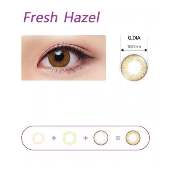acuvue define fresh hazel contact lenses