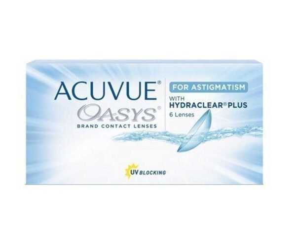 acuvue oasys astigmatism johnson & johsnson biweekly 6pc contact lenses