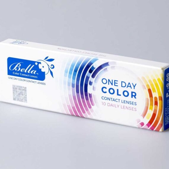bella daily plano rosewood color contact lenses