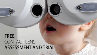 free contact lens assessment and trial