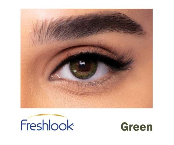 freshlook colorblends green color lenses