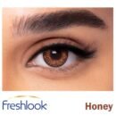 freshlook colorblends honey color contact lenses