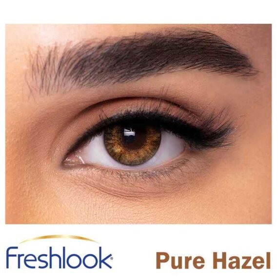 freshlook colorblends pure hazel color contact lenses