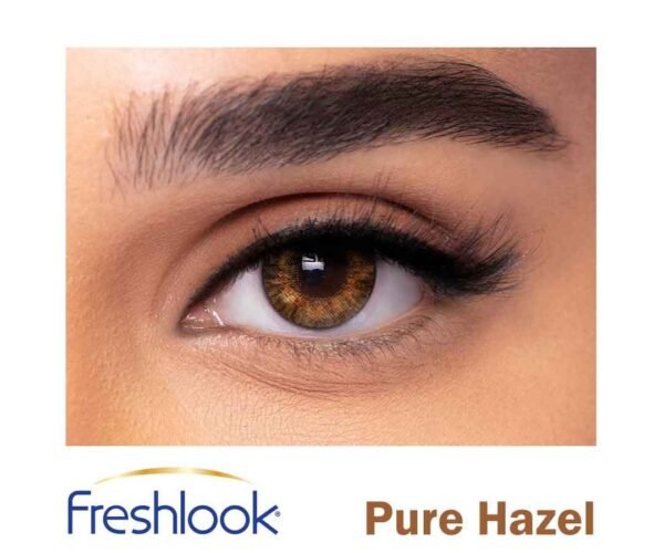 freshlook colorblends pure hazel color contact lenses