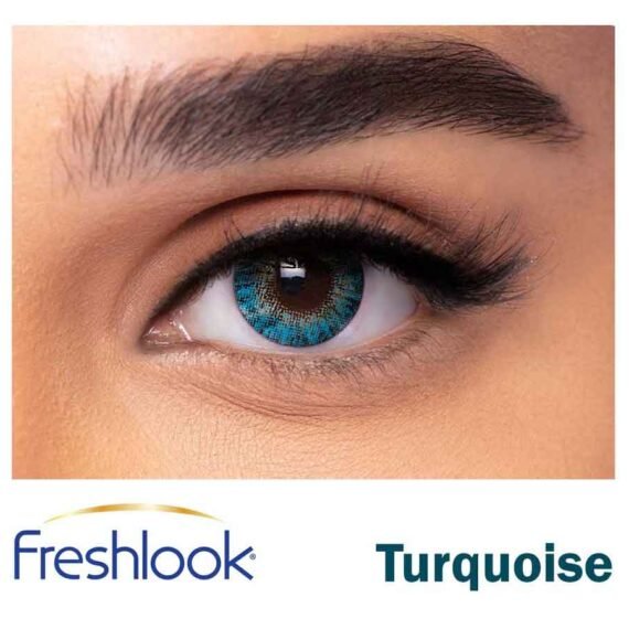freshlook colorblends turquoise color contact lenses